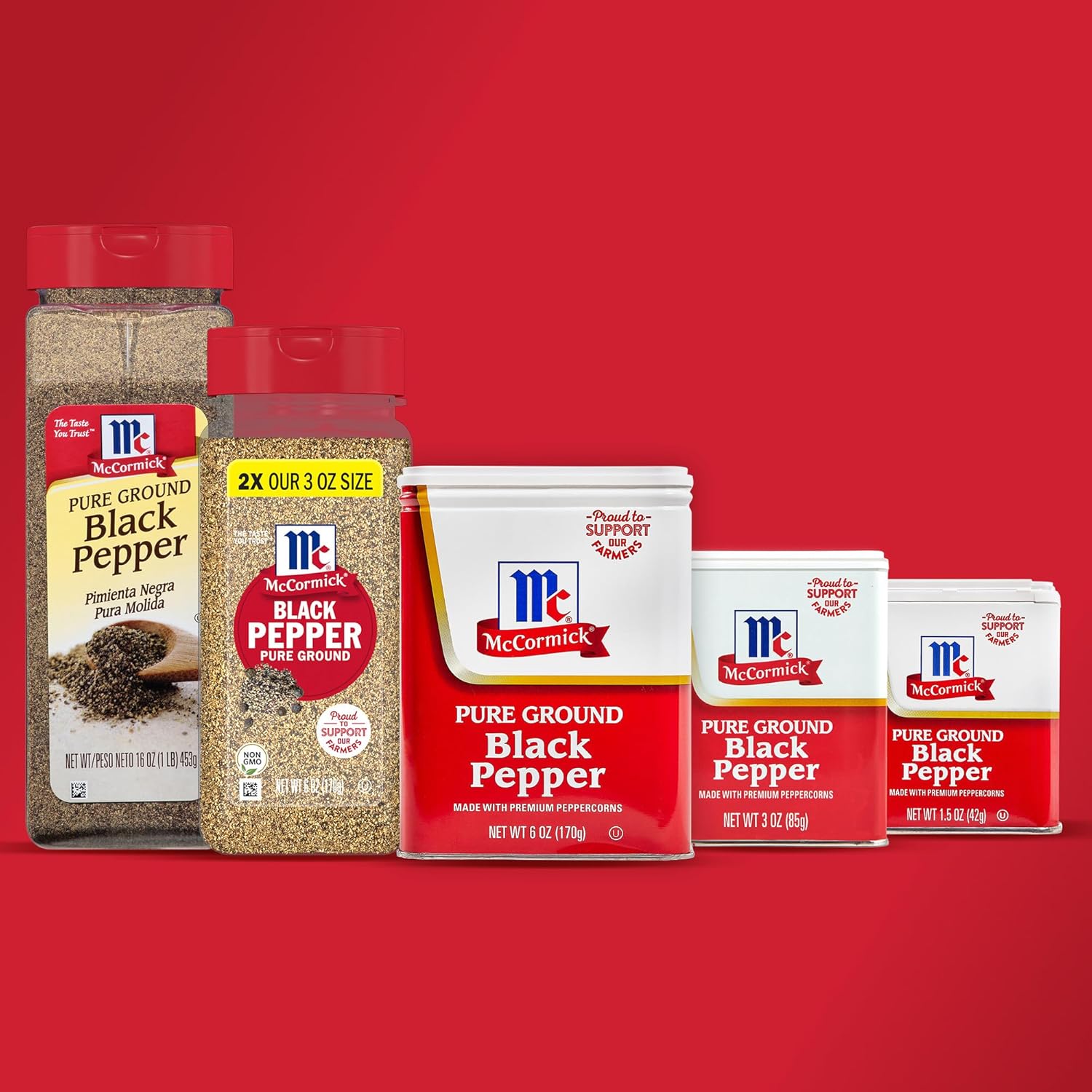 McCormick Pure Ground Black Pepper 3 oz – Clean-Label Staple for Less-Is-More Cooking