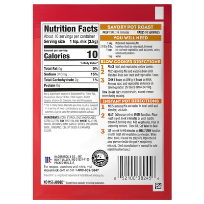 McCormick Savory Pot Roast Mix – Stocking Stuffer and Holiday Hostess Thank-You Pantry Gift