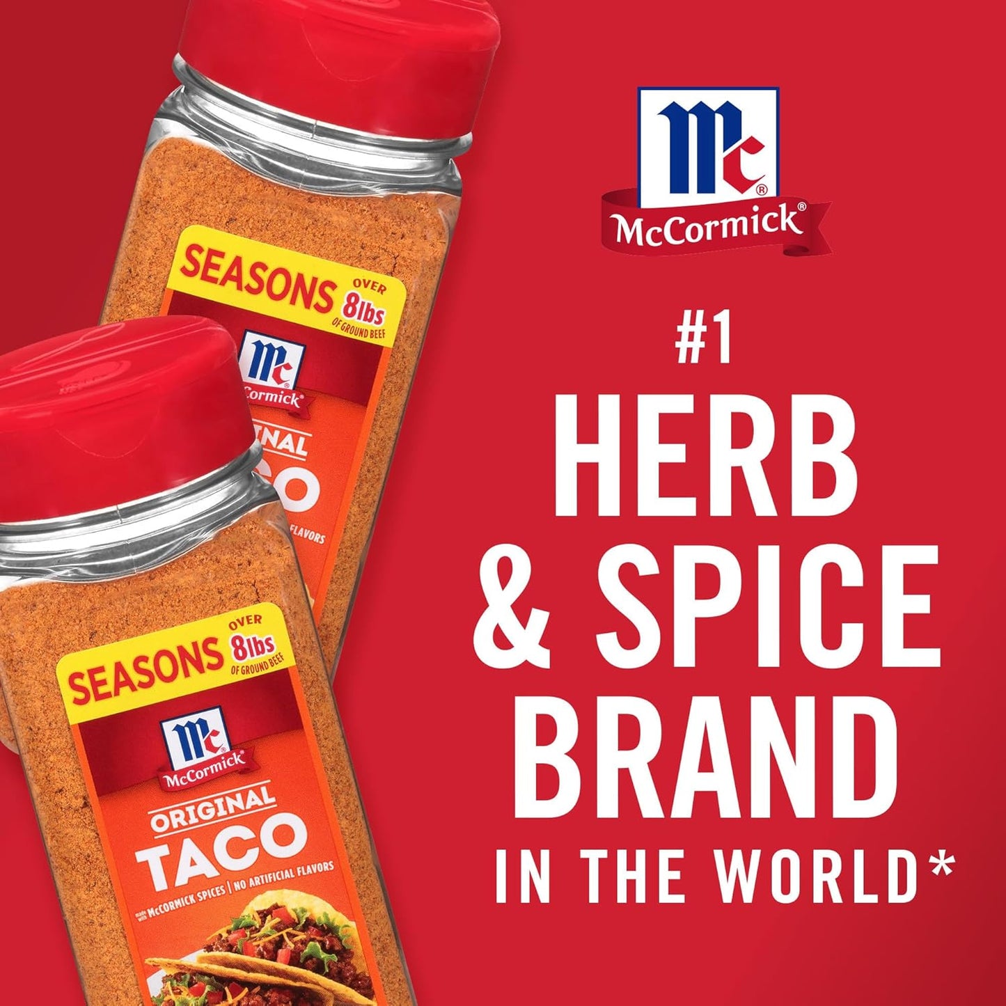 McCormick Taco Seasoning Mix – Cinco de Mayo Party Spice, Versatile for Tacos, Fajitas, and Chips