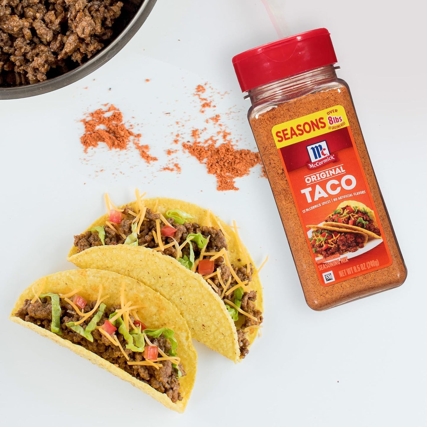 McCormick Taco Seasoning Mix – Cinco de Mayo Party Spice, Versatile for Tacos, Fajitas, and Chips