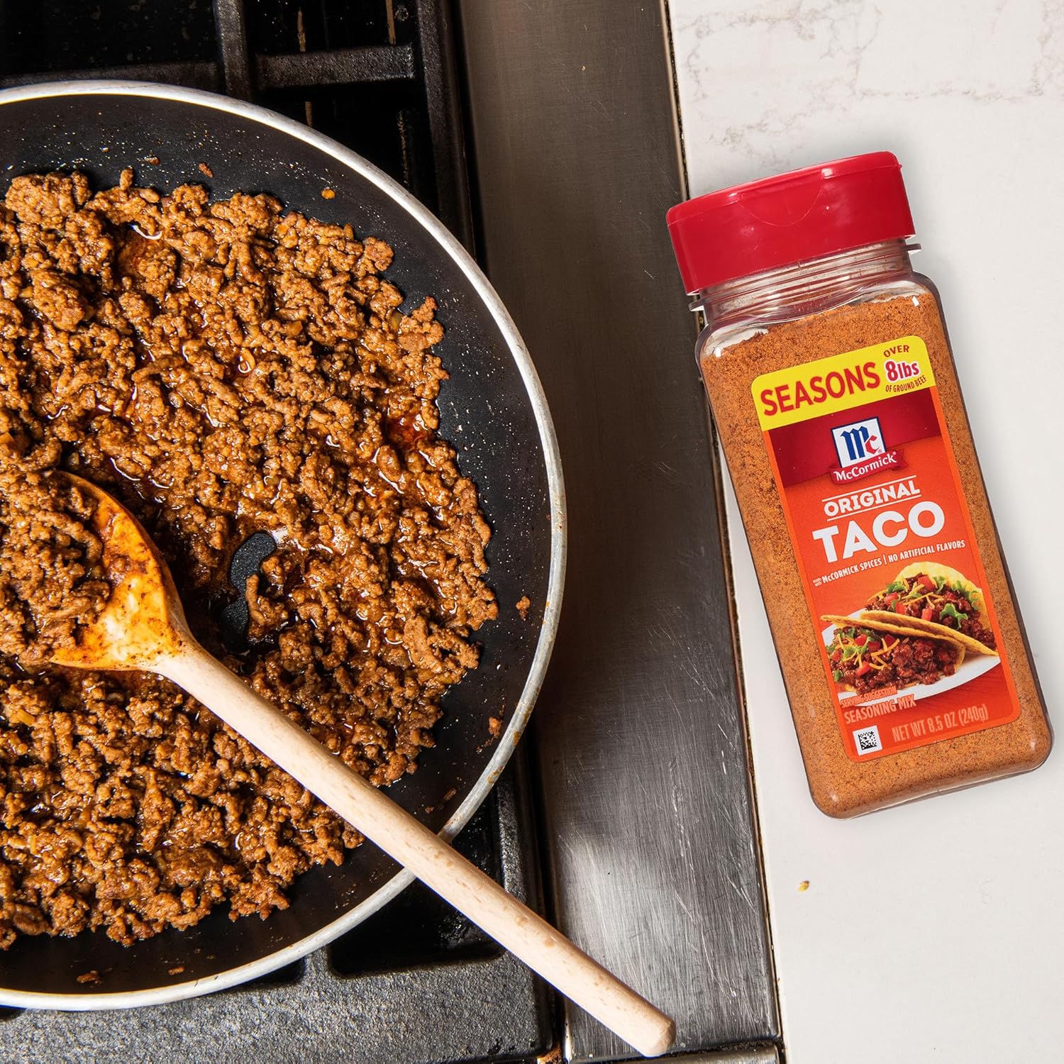 McCormick Taco Seasoning Mix – Cinco de Mayo Party Spice, Versatile for Tacos, Fajitas, and Chips