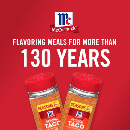 McCormick Taco Seasoning Mix – Cinco de Mayo Party Spice, Versatile for Tacos, Fajitas, and Chips