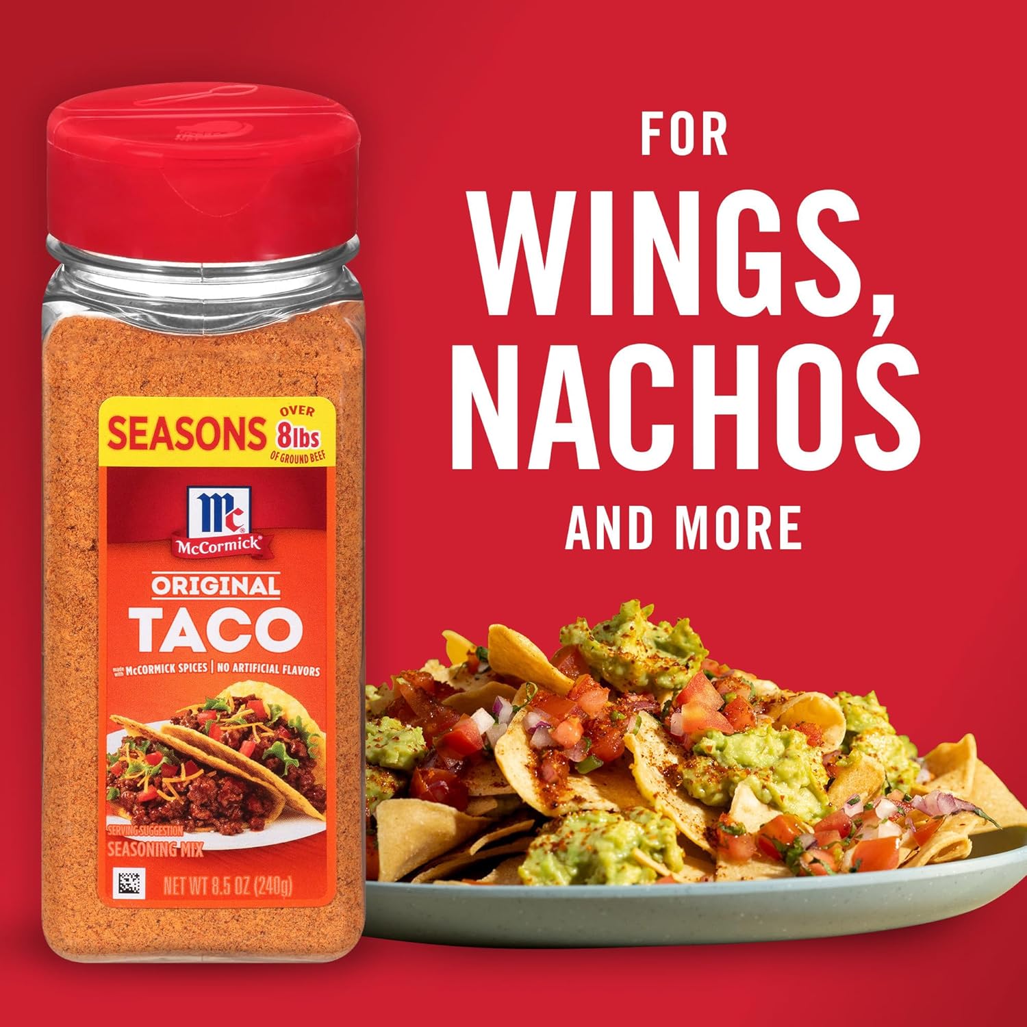 McCormick Taco Seasoning Mix – Cinco de Mayo Party Spice, Versatile for Tacos, Fajitas, and Chips