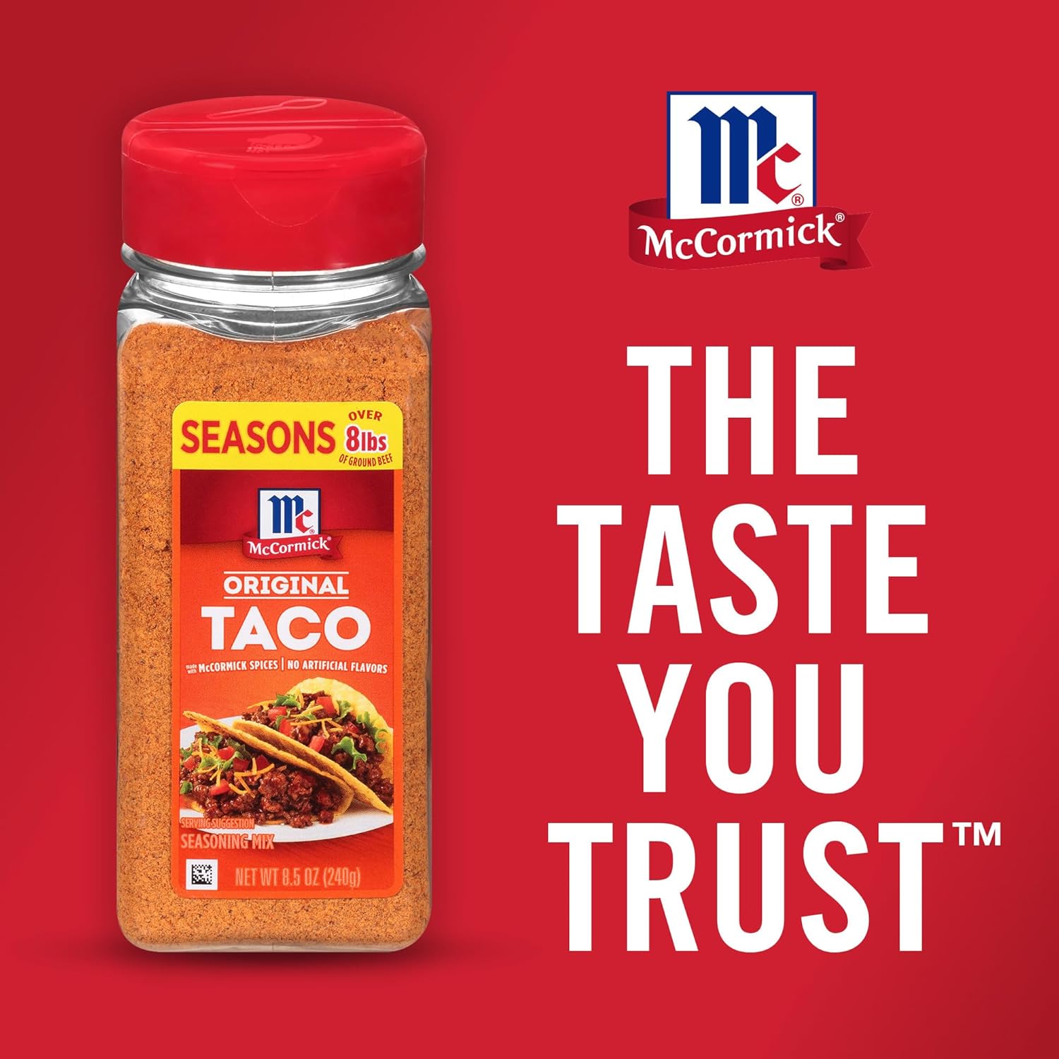 McCormick Taco Seasoning Mix – Cinco de Mayo Party Spice, Versatile for Tacos, Fajitas, and Chips