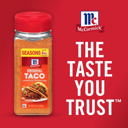 McCormick Taco Seasoning Mix – Cinco de Mayo Party Spice, Versatile for Tacos, Fajitas, and Chips