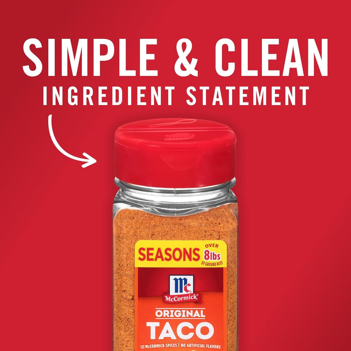 McCormick Taco Seasoning Mix – Cinco de Mayo Party Spice, Versatile for Tacos, Fajitas, and Chips