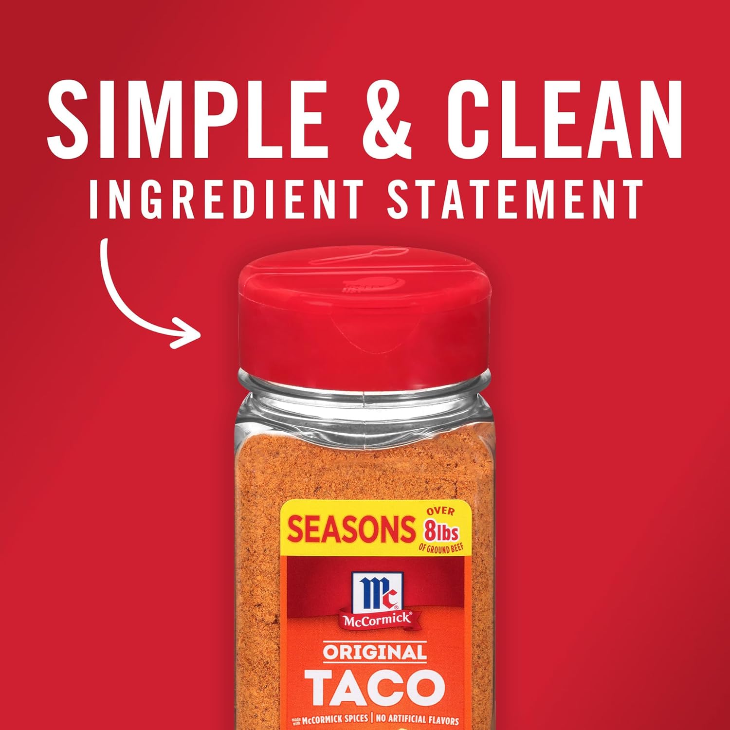 McCormick Taco Seasoning Mix – Cinco de Mayo Party Spice, Versatile for Tacos, Fajitas, and Chips