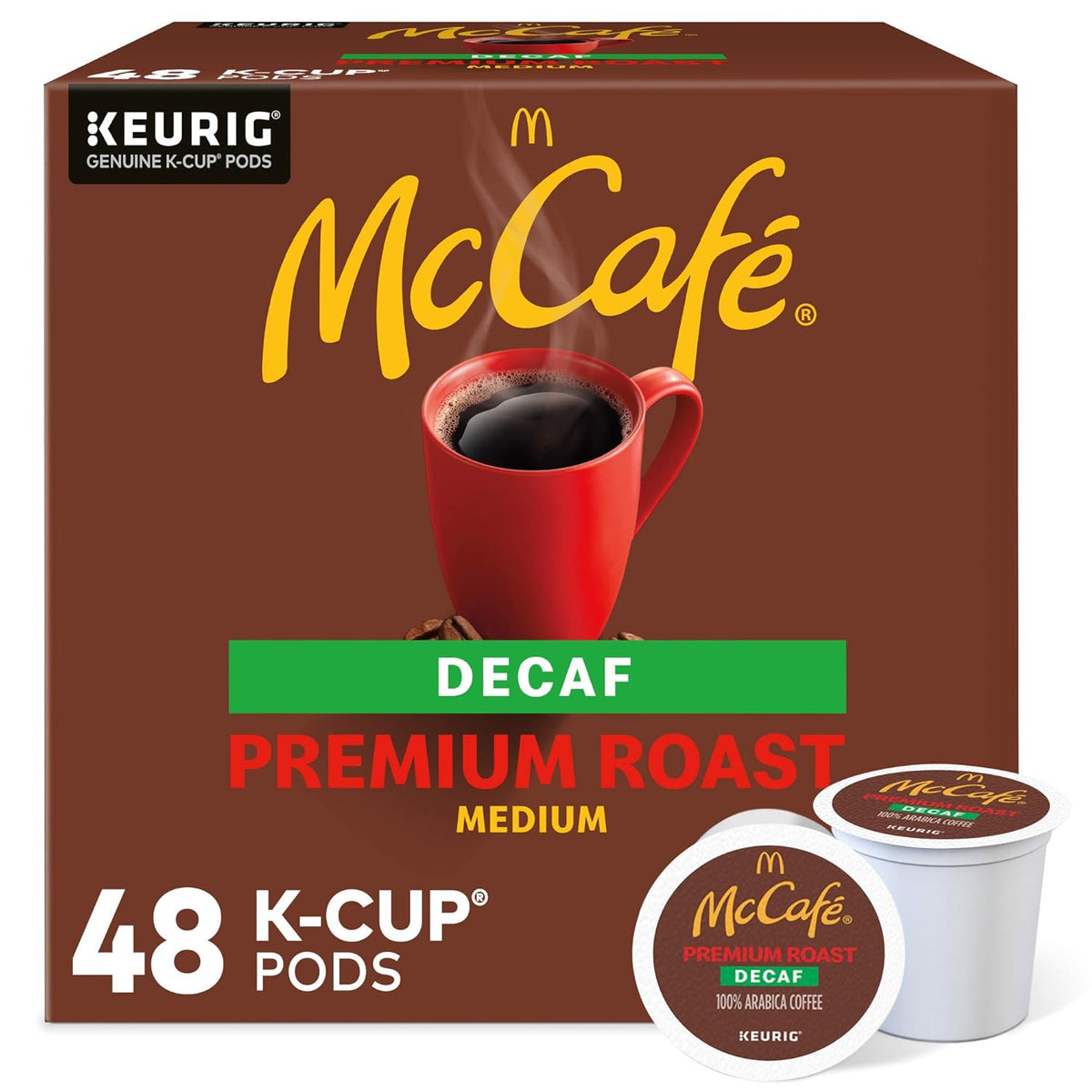 medium roast decaffeinated 100% arabica coffee blend