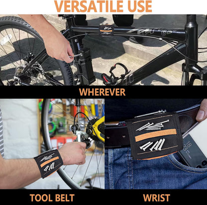 MENDPRO Screw Holder Wristband – Home Garage Organizer for Basement Workshop and Kitchen Appliance Fixes