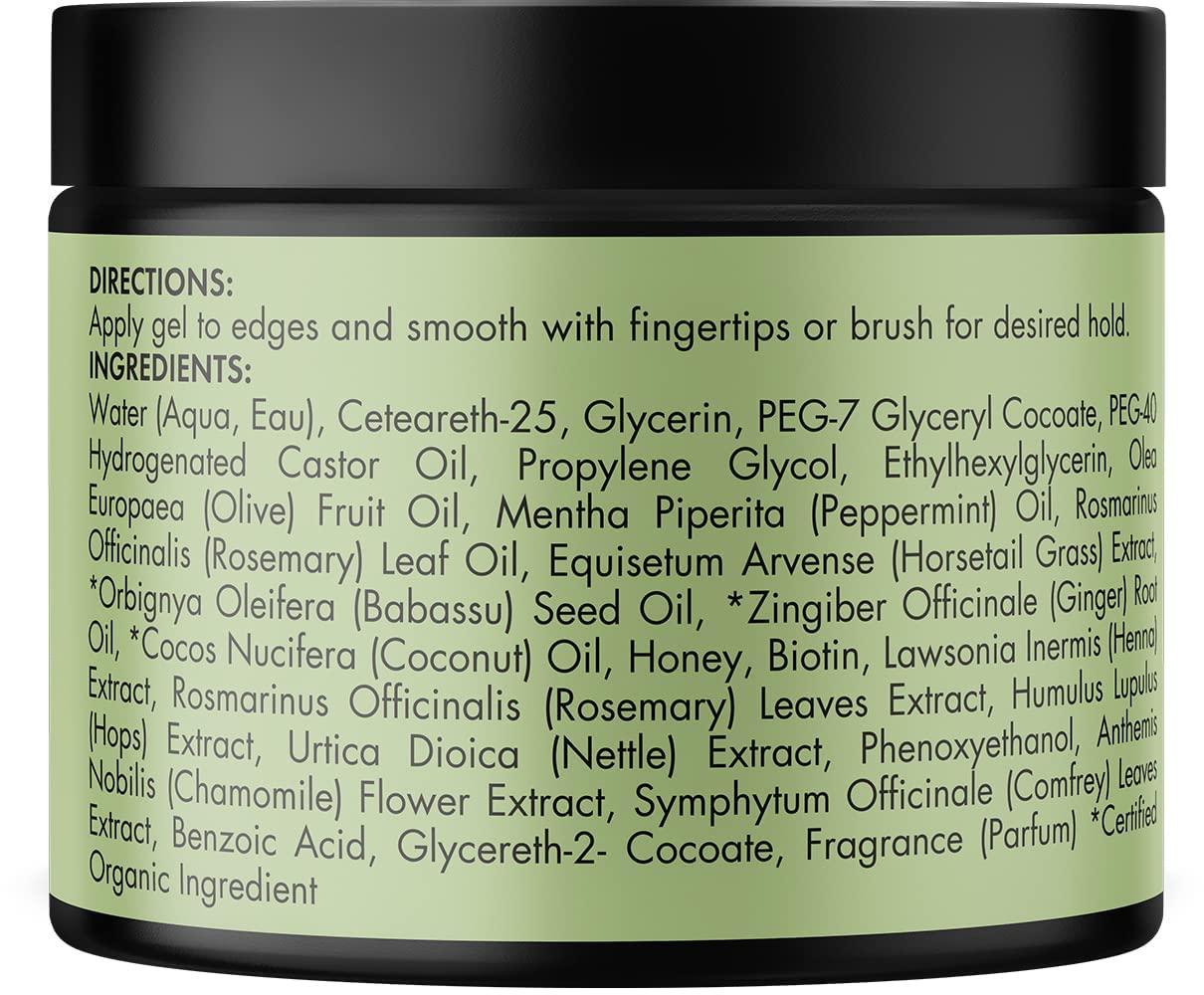Mielle Organics Edge Control Gel – Mindful Hair Care Moment for Curly and Coily Textures at the Vanity