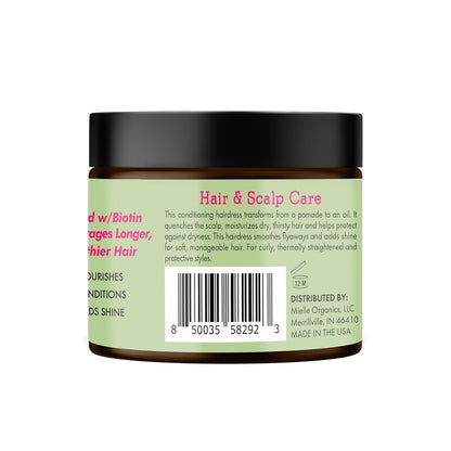 Mielle Organics Rosemary & Mint Hair Pomade – Thoughtful Birthday Gift for Her, Unisex Biotin Scalp Moisturizer in 5 oz Jar