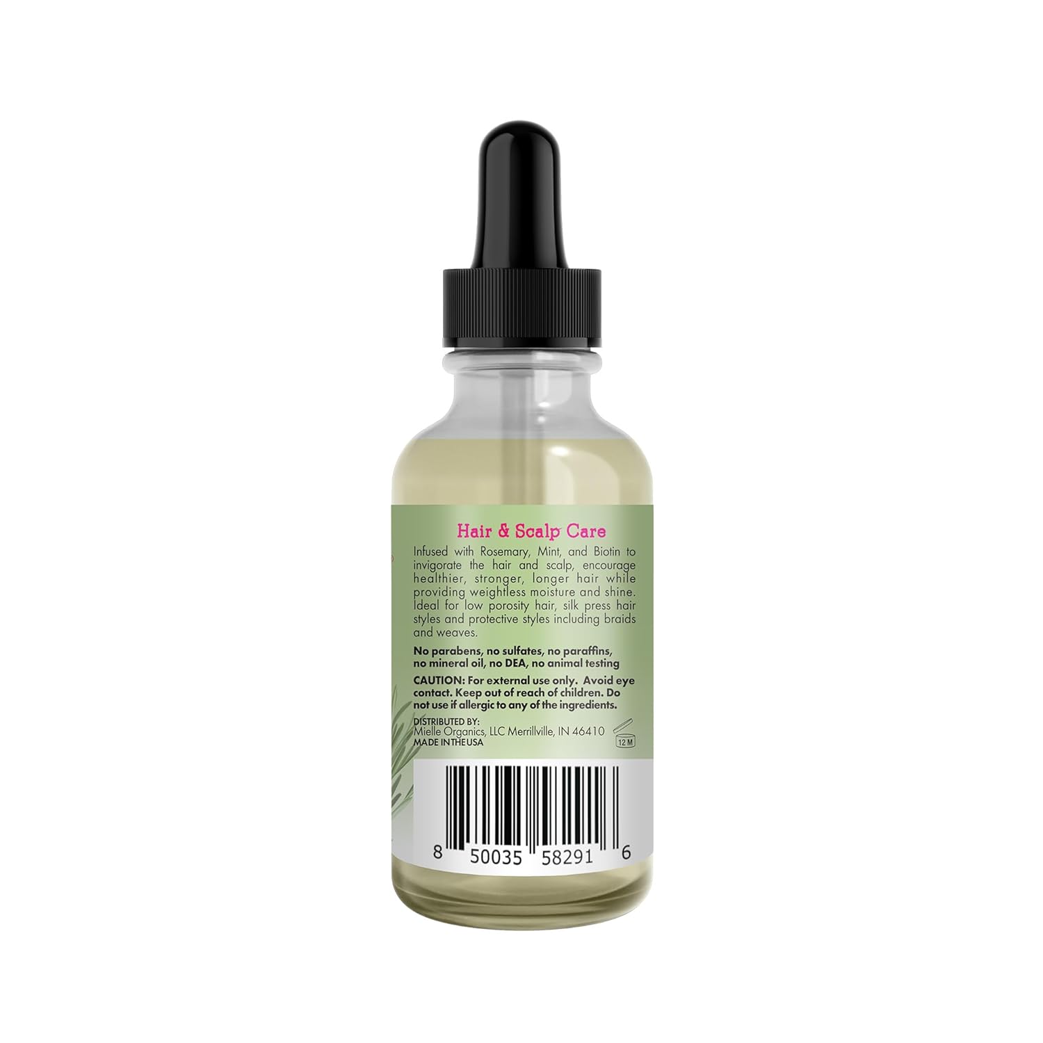 Mielle Organics Rosemary Mint Light Hair Oil – Premium Botanical Elixir for the Curated Vanity