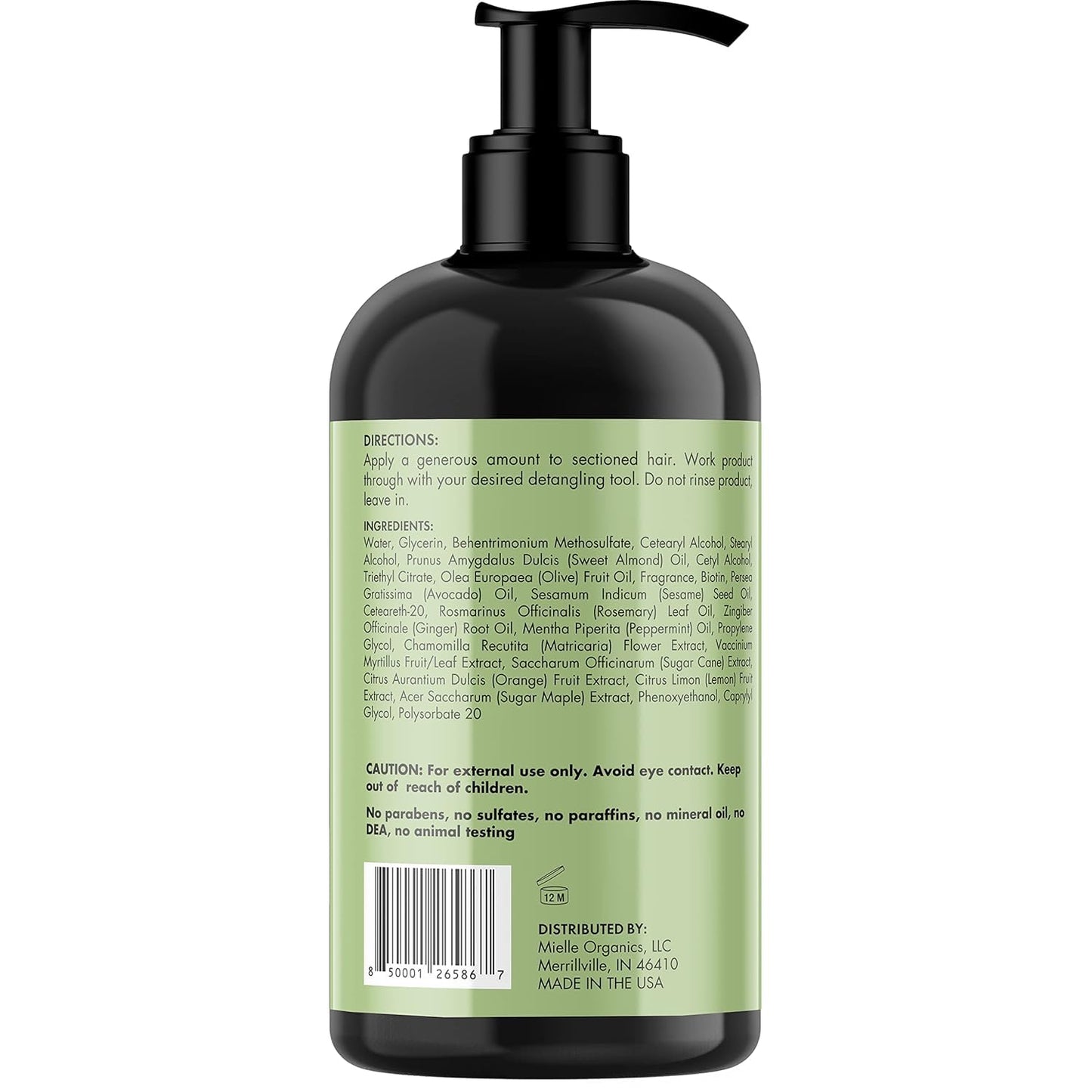 Mielle Organics Rosemary Mint Strengthening Leave In Conditioner for Curly Hair – Thoughtful Birthday Gift for Women Who Love Hair Care