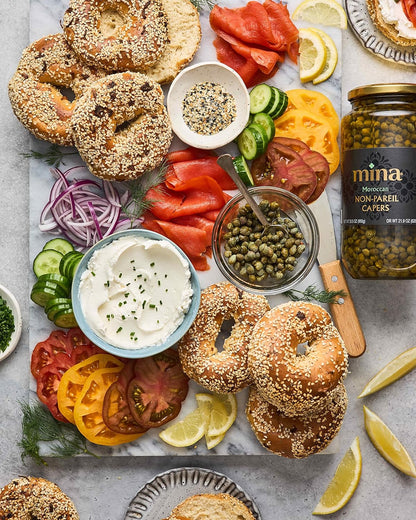Mina Non-Pareil Capers 7 oz – Simple, Addictive-Free Mediterranean Flavor in a Wide-Mouth Jar