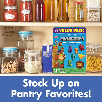 Minecraft Character Gummy Value Pack – Giftable Themed Snack Box for Young Minecraft Fans