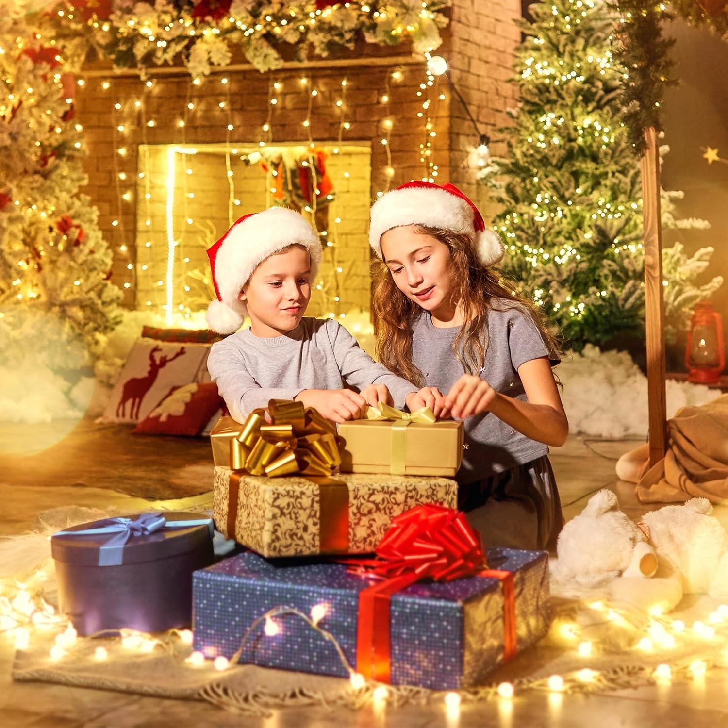 Minetom Shatterproof Globe String Lights – Child-Safe Battery Powered Lights for Holiday Trees & Family Gatherings