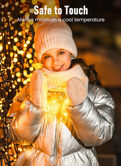 Minetom Twinkle Fairy Lights – Christmas Gift for Teens and College Students, USB Plug-in Dorm Room String Lights with Remote Control
