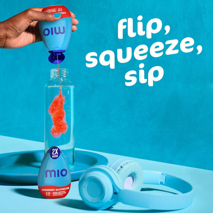 mio Strawberry Watermelon Liquid Water Enhancer – Zero Sugar Flavored Water for Lunchboxes and Diaper Bags