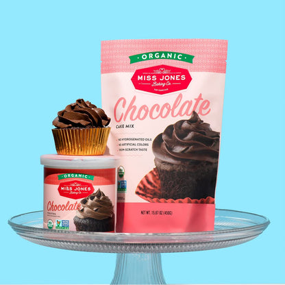 Miss Jones Baking Organic Chocolate Cake Mix – Scratch-Quality Taste with Clean-Label Ingredients for Wellness-Focused Families