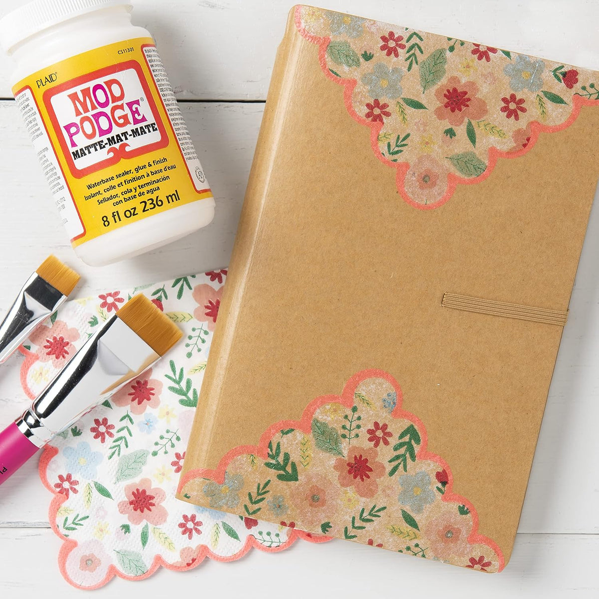 Mod Podge Matte All-in-One Craft Glue, Sealer & Finish for Simple Clean DIY Projects