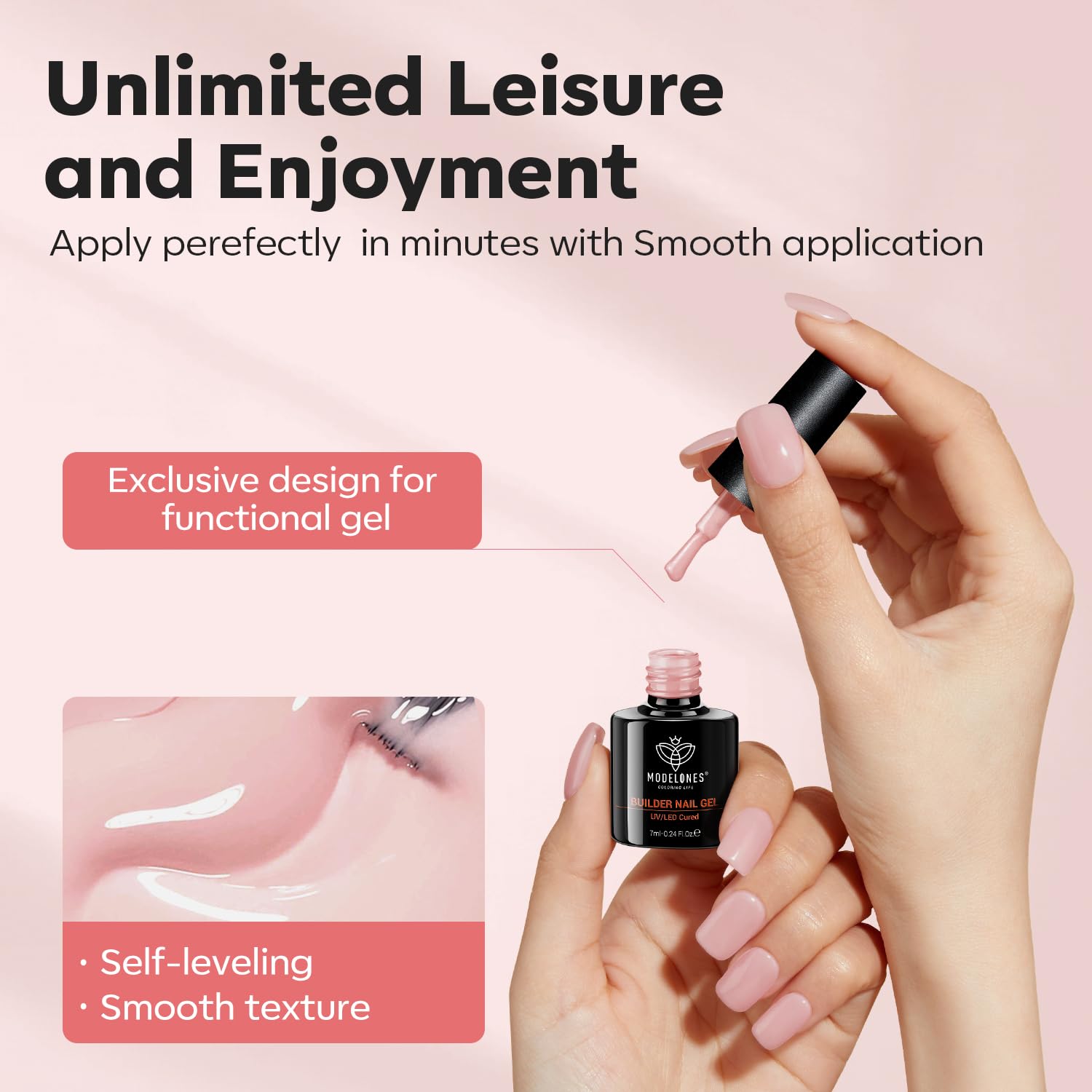 modelones Builder Gel Signature Collection – Refined Multi-Pack for the Discerning Home Manicurist