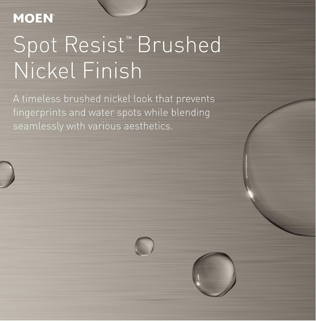 Moen Brushed Nickel Wall and Handheld Showerhead Upgrade, Valentines Day Gift for Him or Her Who Loves Spa Style