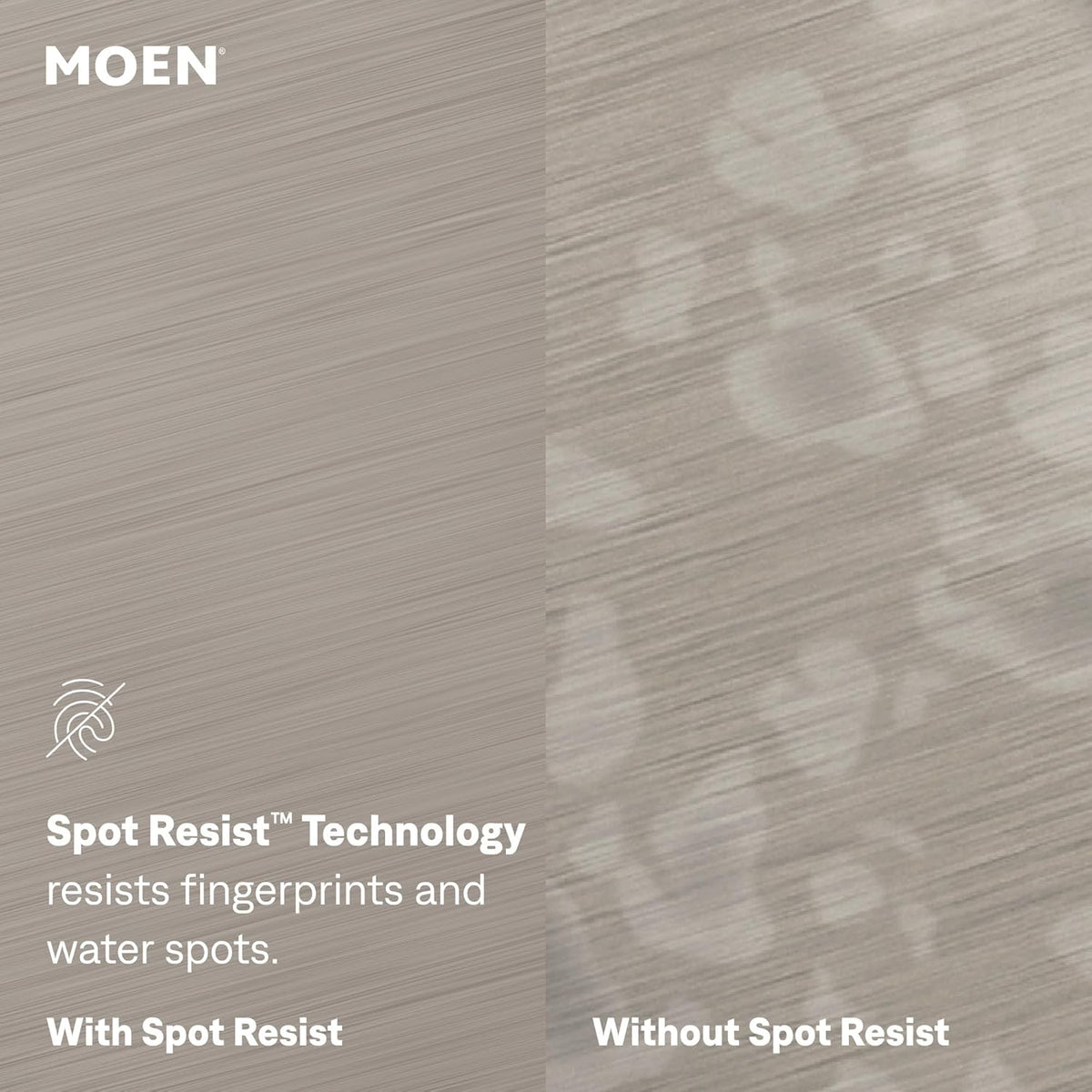 Moen Brushed Nickel Wall and Handheld Showerhead Upgrade, Valentines Day Gift for Him or Her Who Loves Spa Style