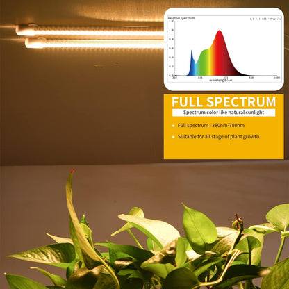 MossyCove Grow Light Strips – Neutral-Toned Strip Light for Minimalist Living Room, No Bulk Added