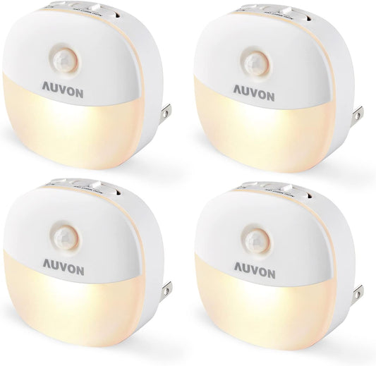 motion sensor with 3-5 meter range and 120° detection angle, auto-off after 60 seconds of inactivity