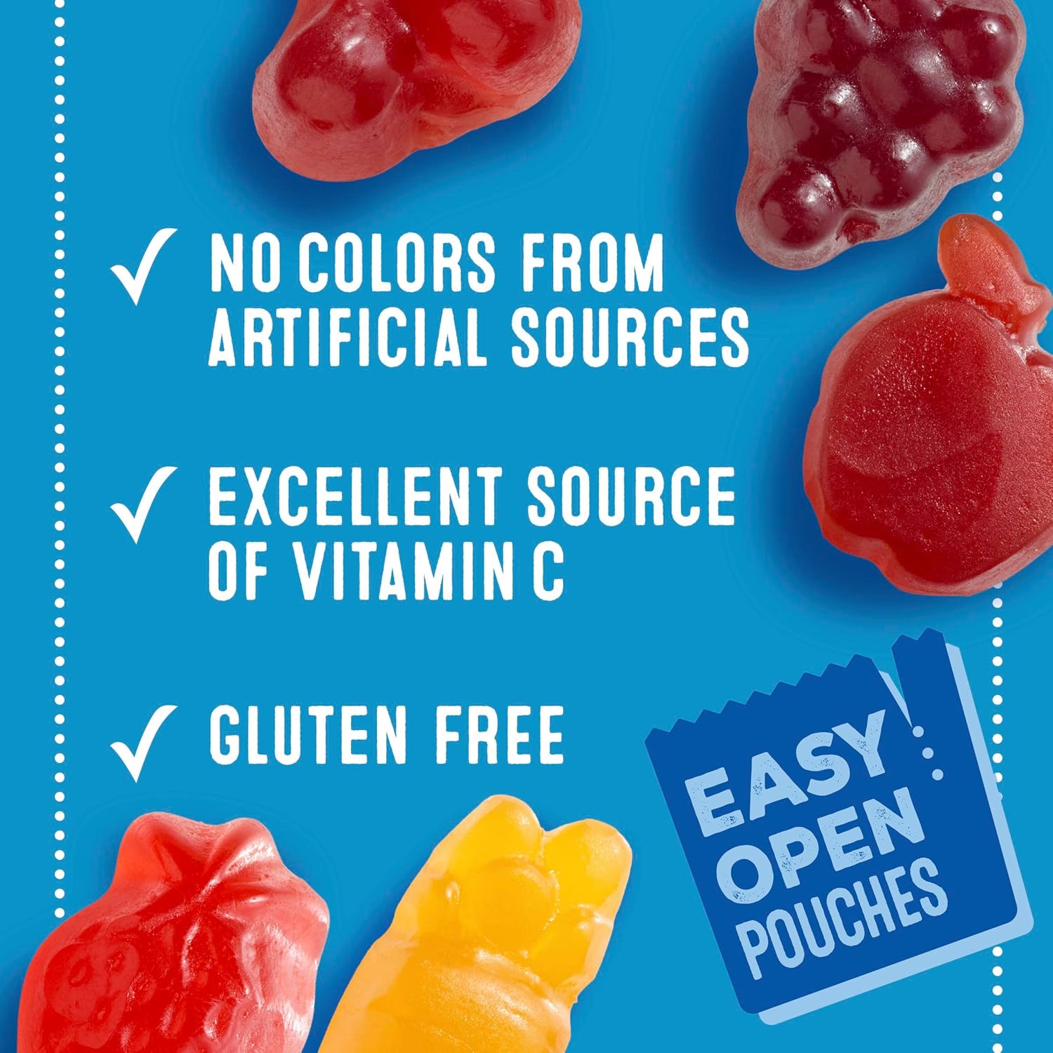 Mott's Berry Fruit Snacks – On-the-Go Snack for Field Trips and Park Days, 22 Pouch Bulk Pack