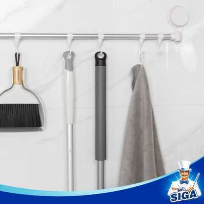 MR.SIGA Heavy Duty Grout Scrub Brush with Long Handle – Ergonomic Long Handle Scrubber for Joint-Friendly Home Care