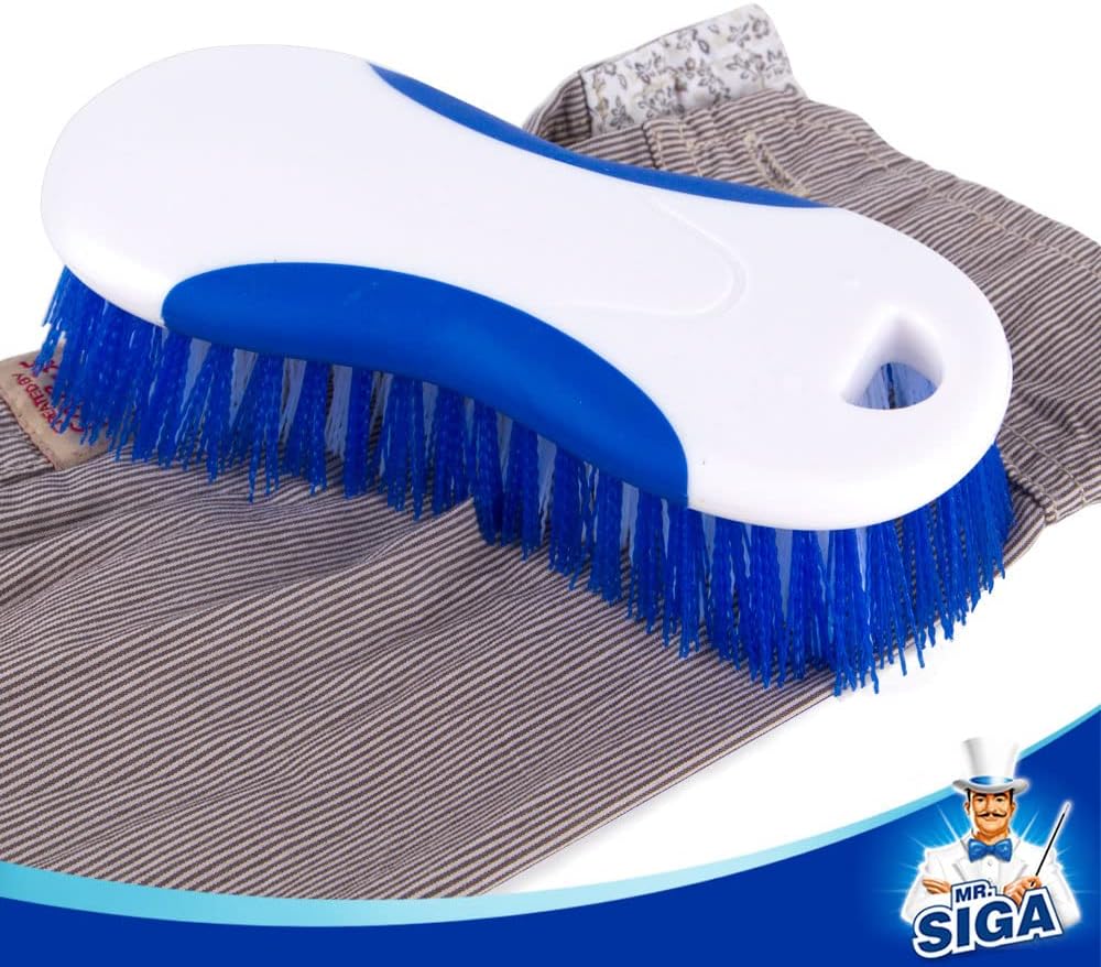 MR.SIGA Heavy Duty Scrub Brush – Outdoor Workshop and Garage Floor Cleaner