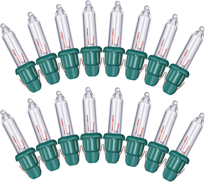 Mudder Glass Replacement Bulbs – All-Weather Holiday Lights for Patio String Lights and Outdoor Christmas Displays