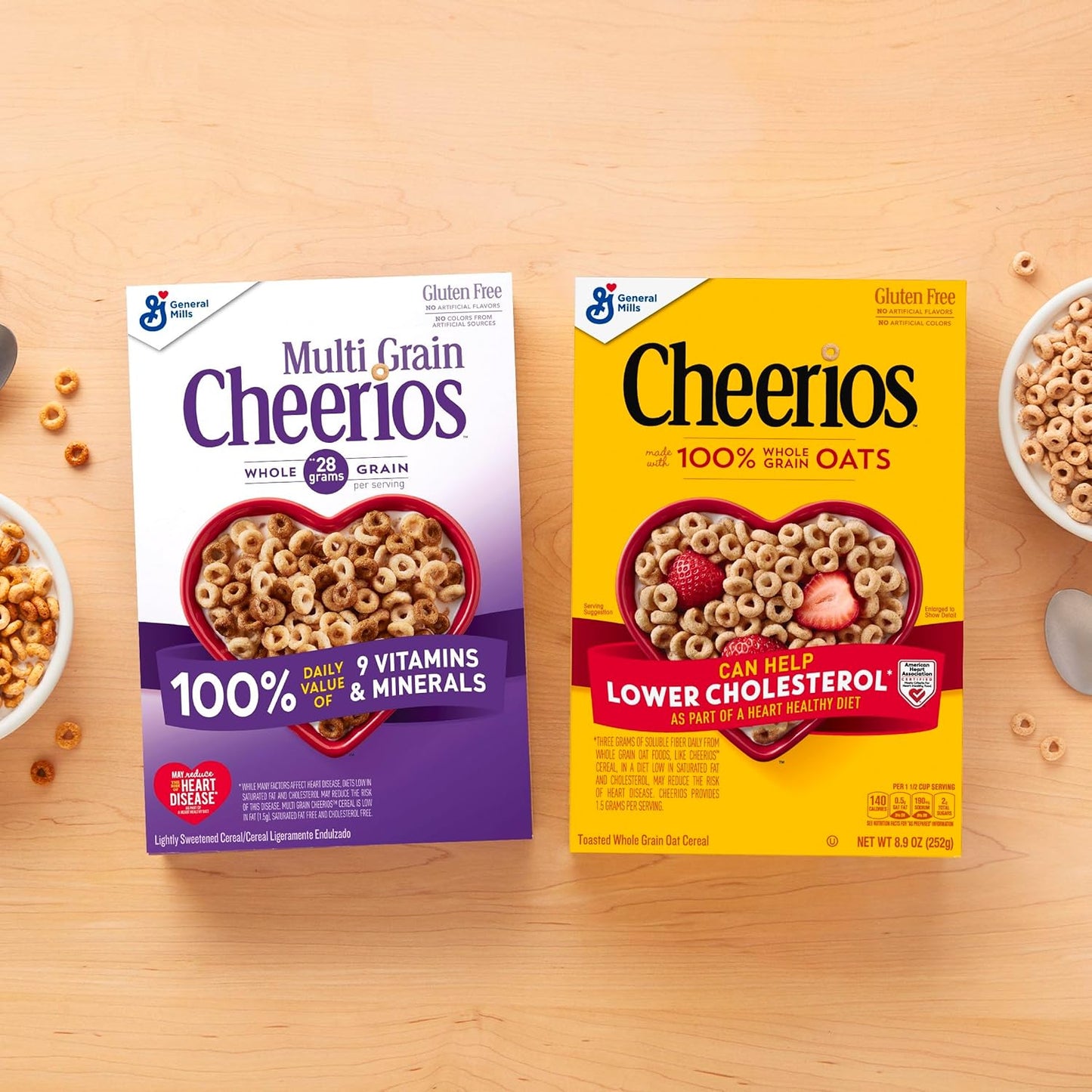 Multi Grain Cheerios, Low Sugar Swap for Kids Cereal Favorites, Lunchbox Ready 18 oz