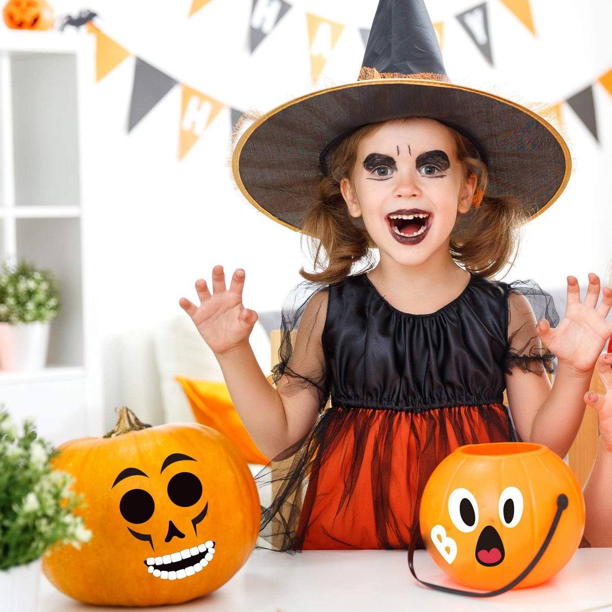 multi-surface compatibility for pumpkins, lanterns, cups, and fruit