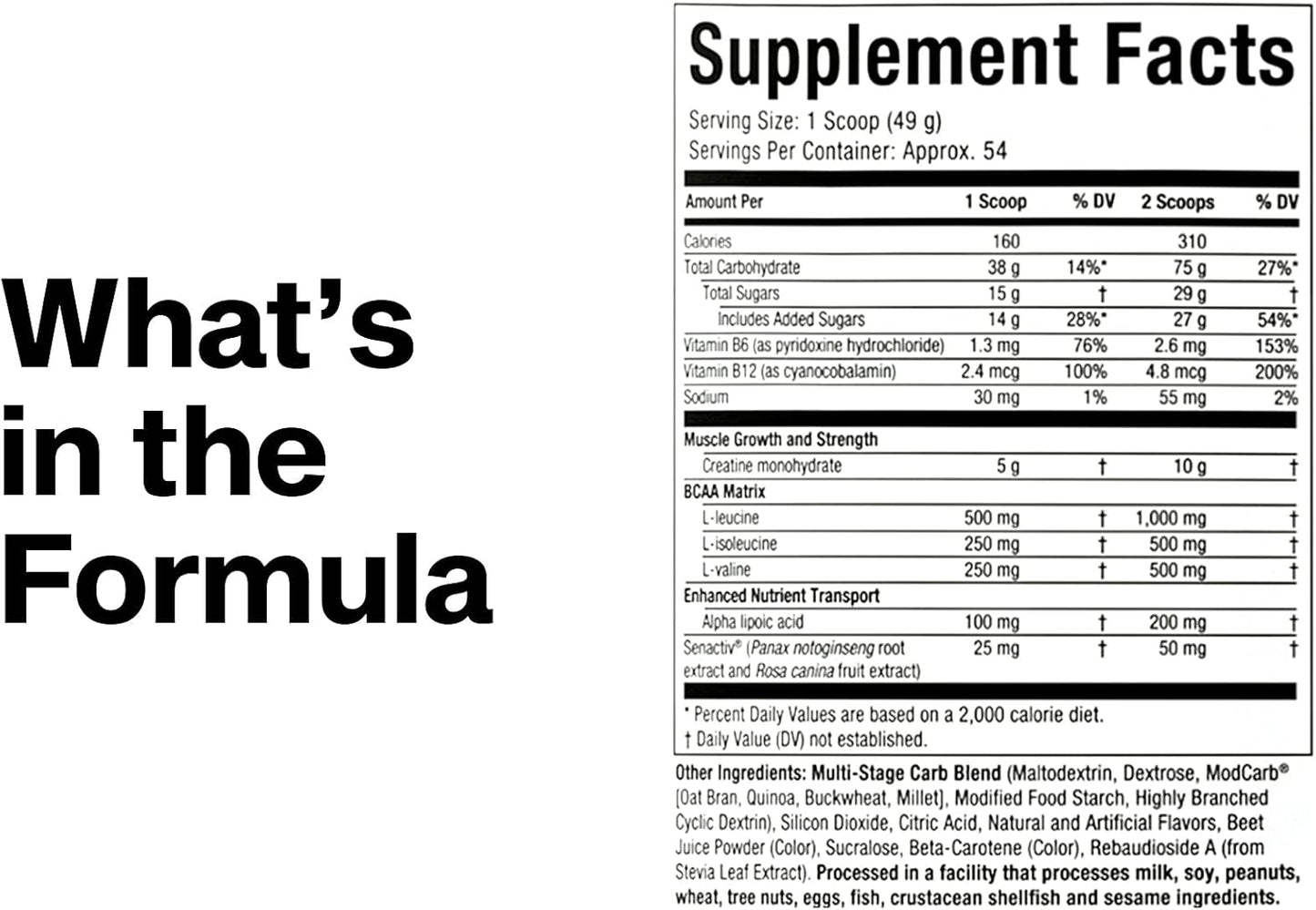 MuscleTech Creatine BCAA Muscle Builder – Birthday and Holiday Gift for Gym-Obsessed Partners