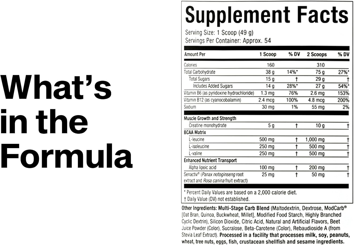 MuscleTech Creatine BCAA Muscle Builder – Birthday and Holiday Gift for Gym-Obsessed Partners