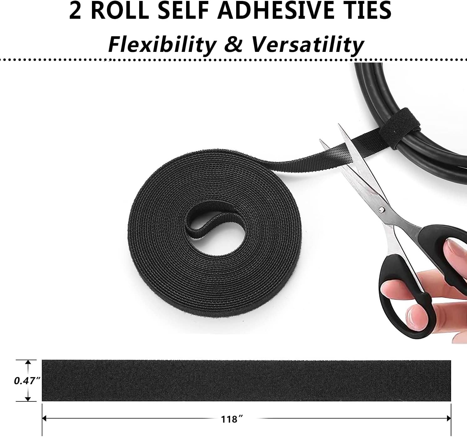 N NOROCME Wire Loom Sleeve Set — Theater Room Cord Hiding for a Cleaner Entertainment Setup