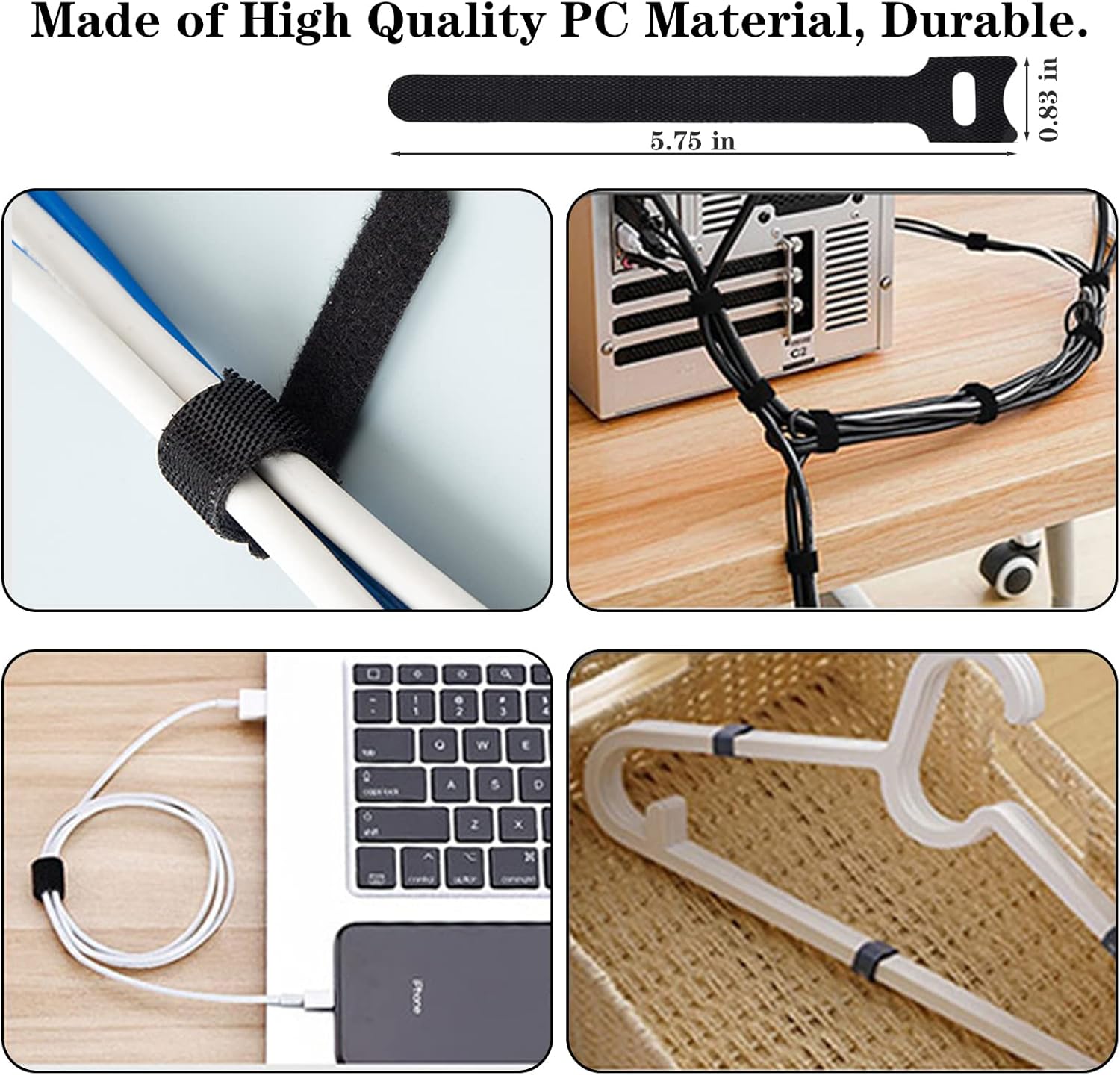 N NOROCME Wire Loom Sleeve Set — Theater Room Cord Hiding for a Cleaner Entertainment Setup