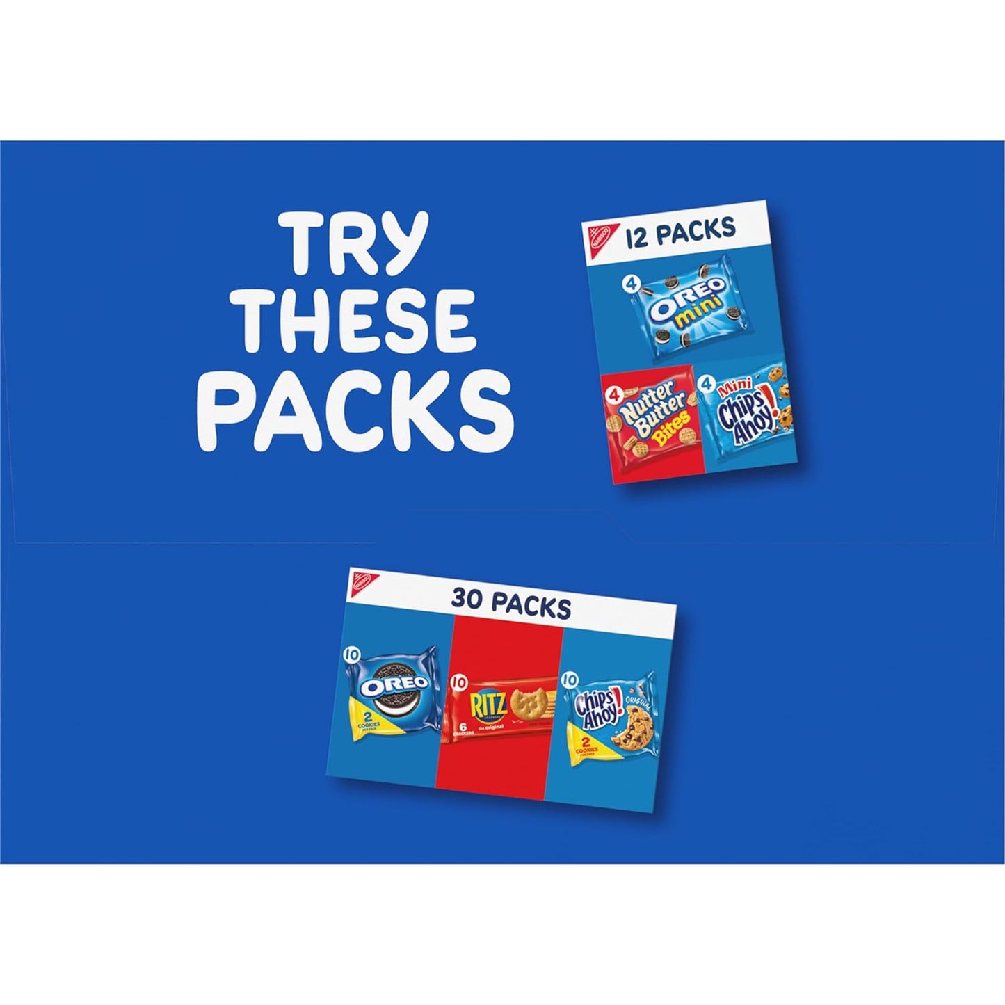 Nabisco Classic Mix Variety Pack – Parent-Approved Mini Cookies and Cheese Crackers for School Lunches and Playdates