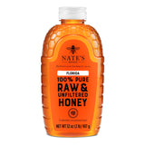 Nate's Florida Honey 32 oz Squeeze Bottle - Daily Raw Honey for Morning Tea, Coffee, and Wellness Rituals