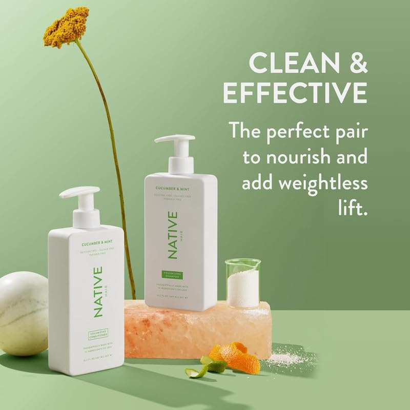 Native 2-in-1 Shampoo and Conditioner Gift – Self-Care Bundle for Friends, Plant-Based Hair Care in 13 Scents