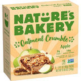 Nature's Bakery Travel Snack Bars for Road Trips – No Melt Strawberry Oatmeal Crumble, 12 Pack