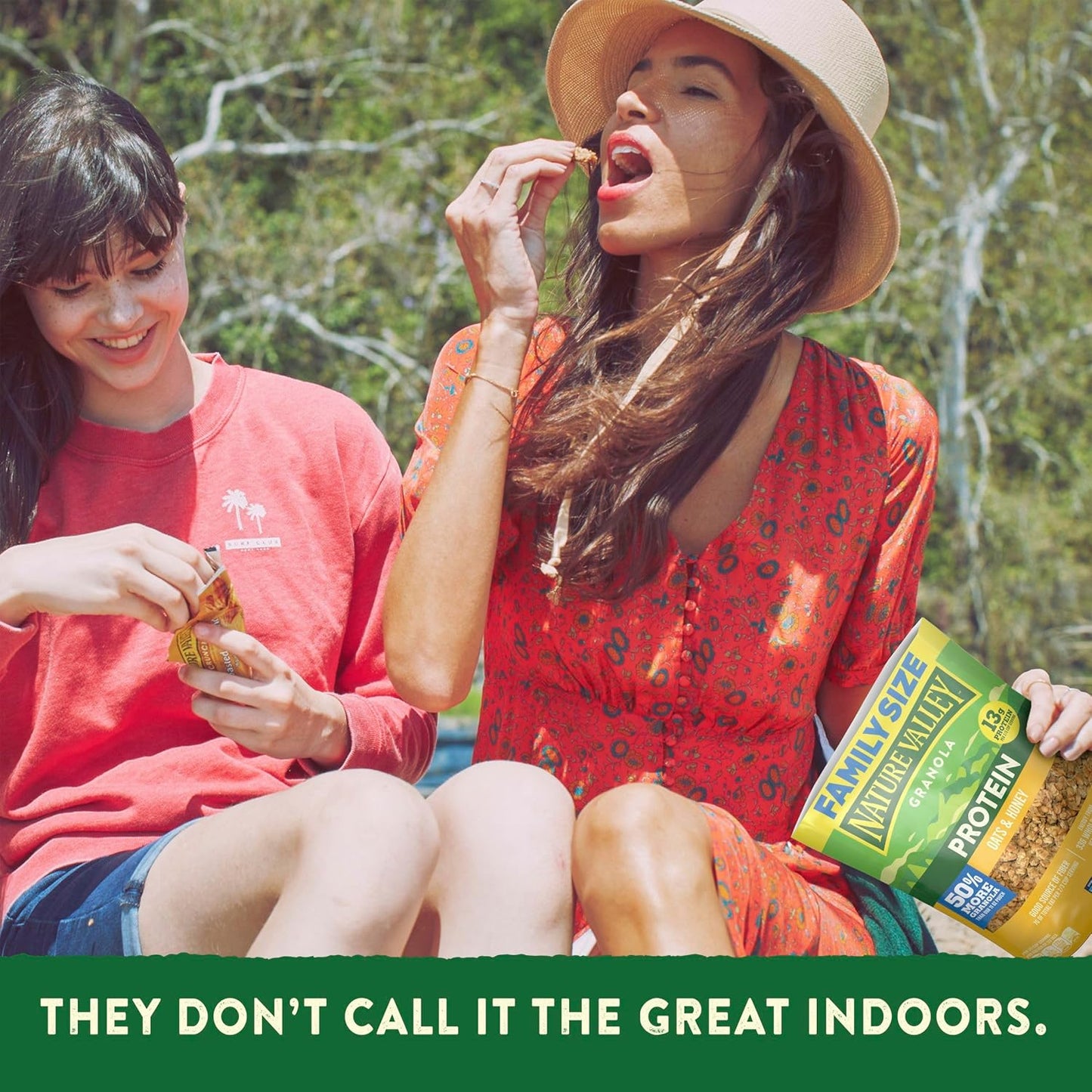 Nature Valley Protein Granola – Campsite Breakfast Add-In, Whole Grain Oats for Outdoor Adventures