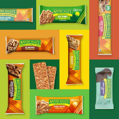 Nature Valley Protein Snack Bars Berry Blend – Gluten Free Treat for Kids Snack Station