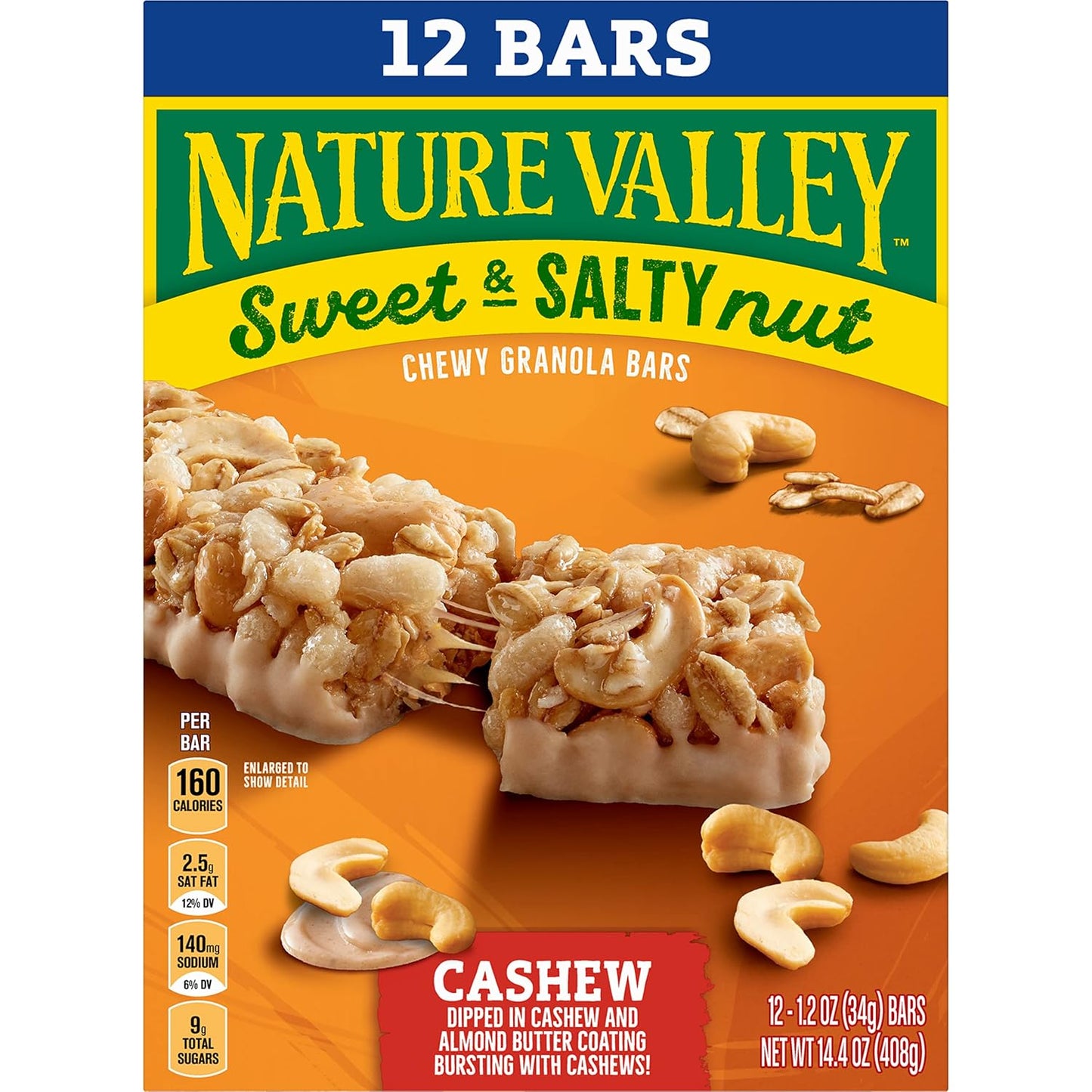Nature Valley Sweet and Salty Nut Granola Bars – Road Trip Cooler Snack, Sweet and Salty Nut Bars for Travel
