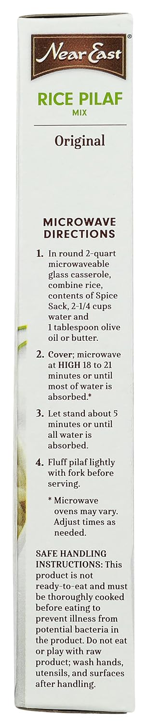 NEAR EAST Rice Pilaf – Toasted Orzo Side for Lighter Lunch Rituals at Home