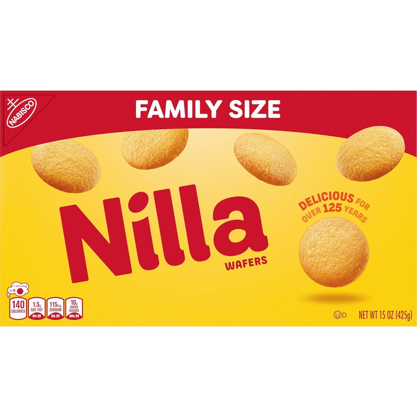 NILLA Wafers Cookies, Vanilla Wafers Sympathy Gift for Father-in-Law, Family Size Vanilla Wafers Snack Box