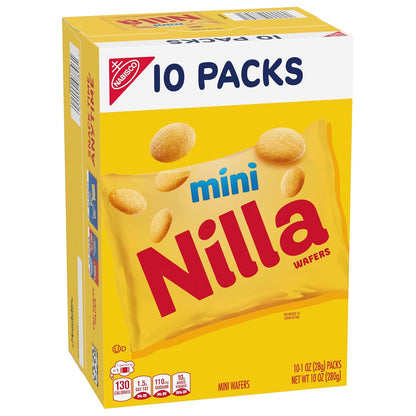NILLA Wafers Mini Cookies – Simple, No-Prep Vanilla Wafer Packs for Intentional Snacking