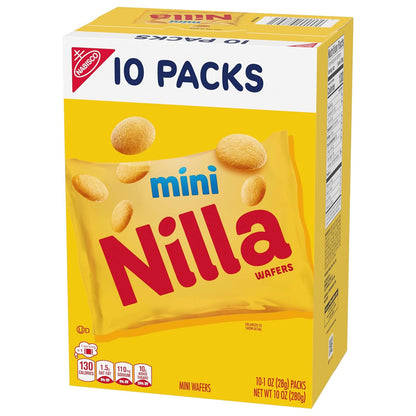 NILLA Wafers Mini Cookies – Simple, No-Prep Vanilla Wafer Packs for Intentional Snacking